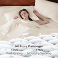 thumbnail image 3 of Juego de ropa de cama Bedsure King, 4 piezas, GentleSoft Ivory, 53 cm, ajuste, 3 of 8