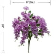 thumbnail image 3 of Mainstays Indoor Artificial Wisteria Bouquet, Purple Color, Assembled Height: 20", 3 of 8