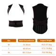 thumbnail image 2 of 2Pcs 108 Magnet Heating Belt Hot Compress Shoulder Protection Neck Protection Vest, 2 of 8