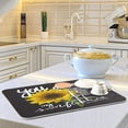 thumbnail image 6 of GZHJMY You are My Sunflower Quotes Dish Drying Mat, Absorbent Microfiber Dishes Drainer Mats for Kitchen Counter Large Size 18 x 24 Inch, Coffee Mat, 6 of 7