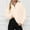 Beige, variant on Dxzfnsa Sweatshirt for Women Women's Fashion Casual Solid Color Lapel Sweatshirts Long Sleeve Quarter Zipper Pullovers Oversize Cozy Warm Hoodless Sweatshirts