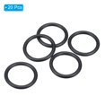thumbnail image 3 of Uxcell 23x18x2.65mm Nitrile Rubber O Rings Metric Sealing Gasket, Black 20 Pack, 3 of 6