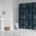 thumbnail image 2 of Gothic Shower Curtain Set - Dark Celestial Moon & Star Print, Mystical Cosmic Bath Decor, Waterproof Polyester 72"Wx72"L, Goth Aesthetic Gift, 2 of 4