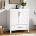 thumbnail image 1 of Freestanding Bathroom Vanity with Integrated Sink, Wood Storage Cabinet with Soft Close Doors and Drawer, Modern Floor Standing Vanity Set for Bathroom Organization, Multiple Sizes Colors Available, 1 of 7