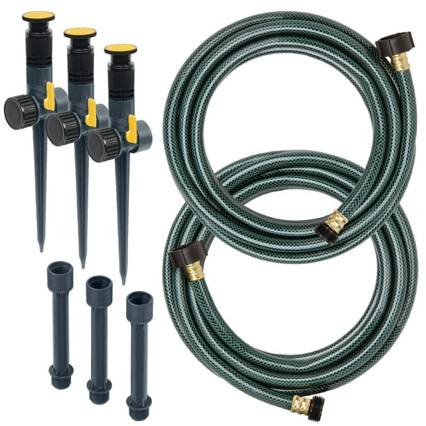 Melnor Sprinkler Kit with Hoses and Risers