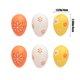 thumbnail image 3 of Set de adornos colgantes para huevos de Pascua en pack de 6 | Colgante multicolor de huevo roto de plástico • 2,36x1,57 pulgadas | Decoración festiva de Pascua para casa, fiesta, oficina, 3 of 9