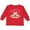 Red, variant on Inktastic Pawpaw's Girl Heart Flowers Girls Long Sleeve Toddler T-Shirt