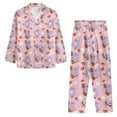 thumbnail image 6 of FOR U DESIGNS Strawberry Koala Pajamas Set Long Sleeve Sleepwear 2 Pack Size 4XL Button Down Nightwear Soft Pj Lounge Sets for Women Jogger Loungewear Pjs Fall, 6 of 7