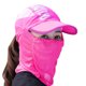 thumbnail image 3 of Naiovety Sombrero de protección de 360 ​​grados, gorra de protección solar plana para el cuello de la cara, sombrero a prueba de viento para Deportes acuáticos Rosa roja Naiovety OD2671-04B, 3 of 6