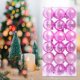 thumbnail image 1 of TAKTUK - Juego de 36 bolas navideñas de 2,36 pulgadas, irrompibles, con lazo para colgar, ideal para fiestas, coronas y decoración navideña., 1 of 8
