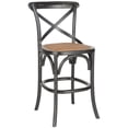thumbnail image 2 of Safavieh Franklin X-Back Bistro Rustic Counter Stool with Footrest, 2 of 6