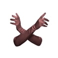 thumbnail image 2 of Gravity Threads Ladies Satin Opera Gloves 18" Brown, 2 of 2