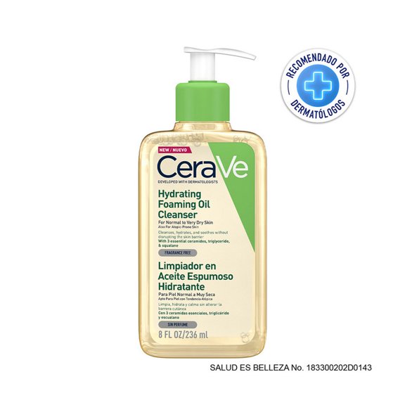 Limpiador CeraVe en Aceite Espumoso 236ml