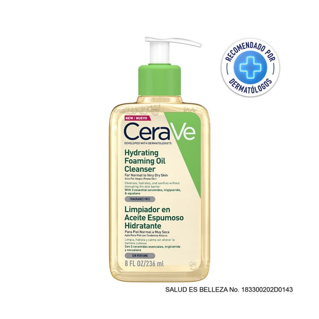 Limpiador CeraVe en Aceite Espumoso 236ml