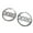 Silver, variant on Sparkly Rhinestone New Year 2026 Hoop Earrings for Women Gift Crystal Hollow Round Earrings Statement Drop Earrings Jewelry