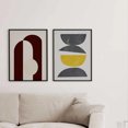 thumbnail image 3 of Pintura gráfica impermeable sin marco de lona sin marco de lienzo abstracto Moderno de pared Cartel de cartel Accesorios de decoración Baño de dormitorio 2 unids sidaley HA010977-00, 3 of 7