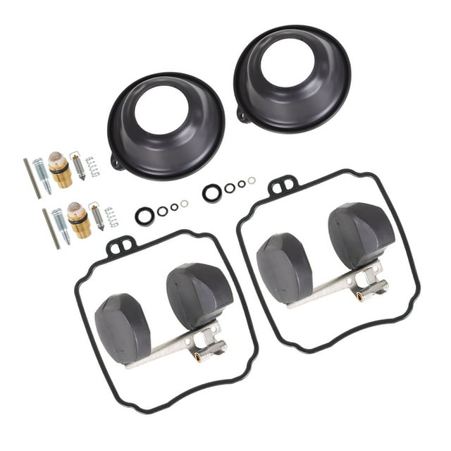 2Pack Carburetor Carb Repair Rebuild Kits Diaphragms Fit for Yamaha XVS650 Vstar 19982015