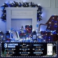 thumbnail image 4 of JMEXSUSS Connectable Warm White String Lights Indoor, 8 Modes Christmas Light Plug in Fairy String Lights for Bedroom, 33ft 100 LED Twinkle Lights Outdoor for Christmas Tree Decor, 4 of 10