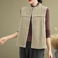 thumbnail image 5 of Xuyuer Women's Spring Fashion Sleeveless Button Down Tops, Lightweight Blouse for Layering, Business Casual Office Wear and Seasonal Wardrobe Transition, 5 of 5