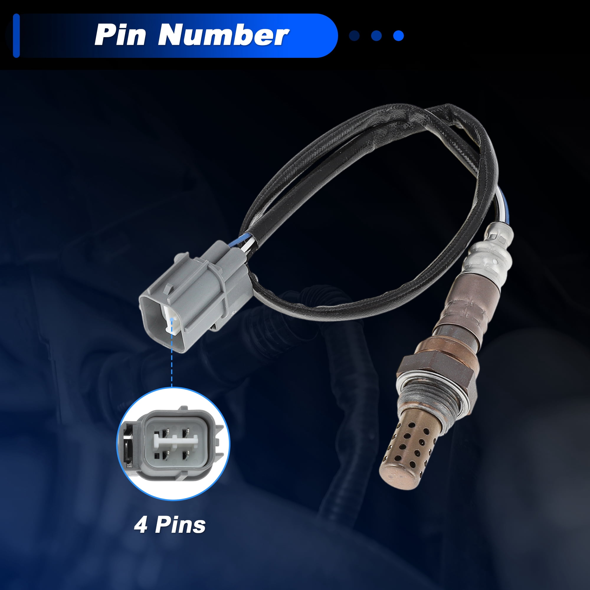 Unique Bargains 2Pcs Oxygen Sensor for Honda Accord 1998-1999