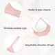 thumbnail image 5 of Bra Eleplus Deep V Wireless para mujer, paquete de 3 piezas, multicolor, 5 of 5