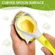 thumbnail image 3 of Rebanador de aguacate 5 en 1, paquete de 2 exprimidores de aguacate multifunción, divisor de frutas con mango cómodo, descorazonador de frutas para manzanas, peras JAMW Sencillez, 3 of 5