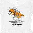 thumbnail image 4 of Inktastic Space Force Dinosaur Astronaut Girls Baby Dress, 4 of 5