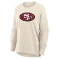 thumbnail image 2 of Women's Fanatics Cream San Francisco 49ers Dove Legacy Long Sleeve T-Shirt, 2 of 3