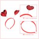 thumbnail image 4 of Diadema de lentejuelas con forma de corazón, ideal para el Día de San Valentín. Incluye lazo para el cabello, broche y diadema. Accesorios para el cabello y complementos de vestir para mujer (2#)., 4 of 7