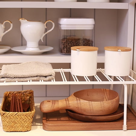 Kitchen Cabinet Counter Shelf Organizer Expandable Multifunctional Rack