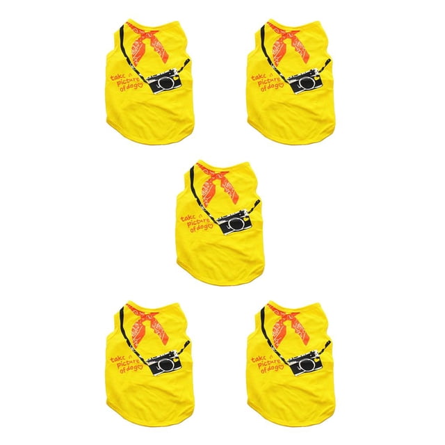 Greeniant Ropa para cachorros, camisa para mascotas, chaleco transpirable para perros, lindo y exquisito estampado, pequeño jersey para perros, Type2 NO2