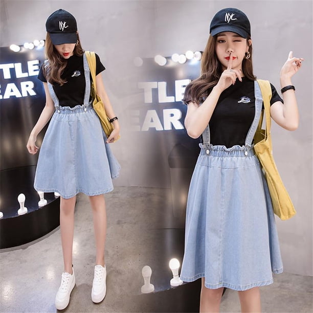 2022 Women Blue StripedLong Sleeve neck Basic Dresses Button Split Pleated DressM Gao Jinjia LED