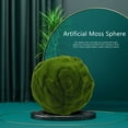 thumbnail image 2 of Green Artificial Moss Balls Decorative Moss Stones Greenery Plant Ball Decoration for Wedding Party Decoration 20CM,1 x Artificial Moss Sphere,green, 2 of 8