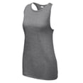thumbnail image 4 of Yellow Rooster Womens PosiCharge Tri-Blend Wicking Tank Dark Grey Heather 4XL, 4 of 5
