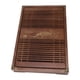 thumbnail image 1 of Tea Talent Tipo Depósito Y Drenaje Bandeja De Té De Maciza Caja De Bandeja Para Servir Mesa De Té Gongfu, 21,2 X 13,4 X 2,36 Pulgadas Con Cuatro Esquinas Piezas De Cobre, 1 of 7