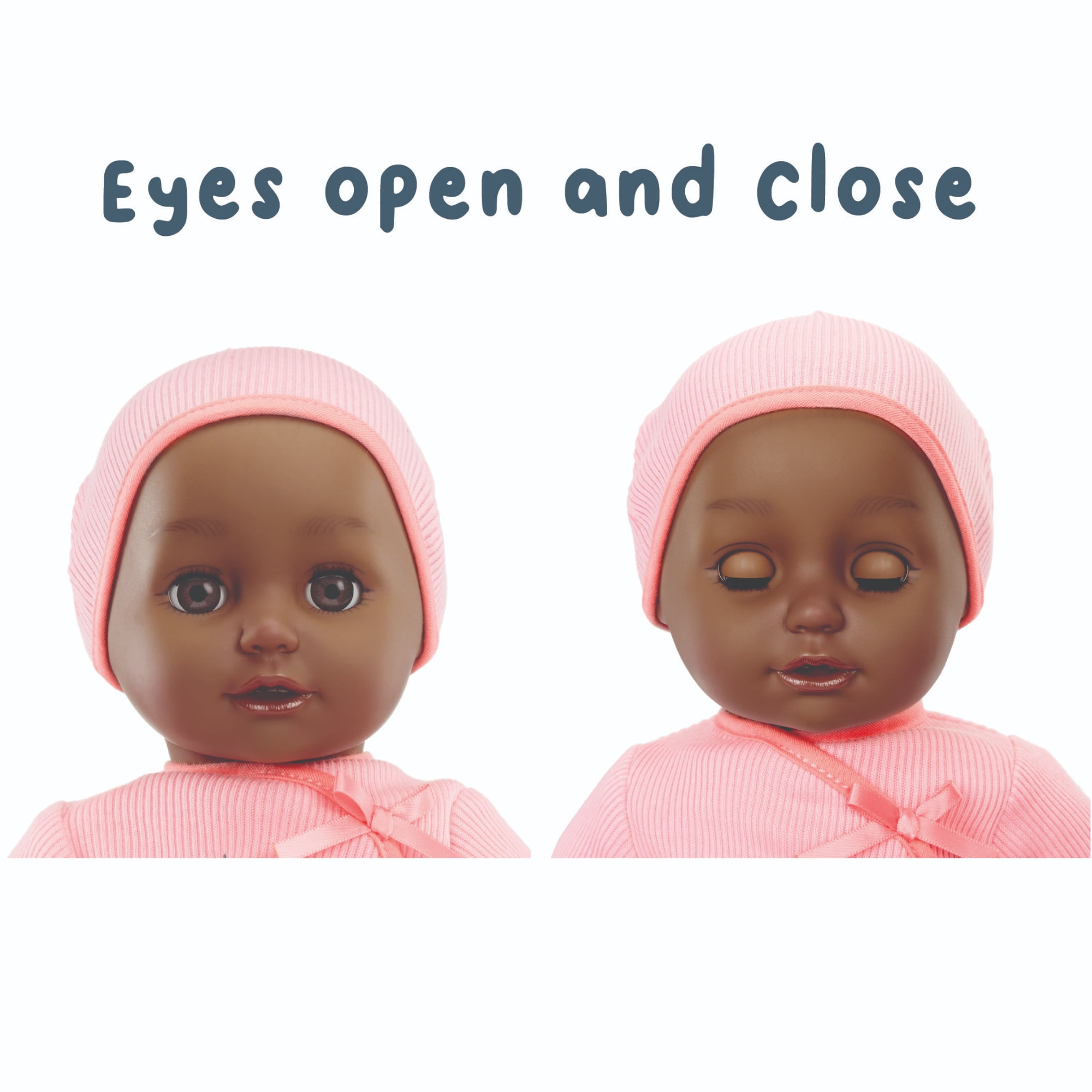 Baby Born My First Baby Doll Harper, Dark Brown Eyes, Realistic, Soft-Bodied & Eyes, Bottle, Kids Ages 1+