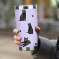 thumbnail image 4 of Cat Tumbler Stainless Steel Insulated Travel Coffee Cups with Lid and Straw,Ideal Gift for Cat Dad/Mom, 4 of 6