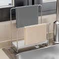 thumbnail image 4 of Tranfacy Home and Kitchen,Kitchen Supplies,Over Sink Kitchen Organizer Kitchen Counter Storage for Utensils Sponges Rustproof Easy Clean for Home Restaurant Use, 4 of 4
