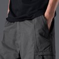 thumbnail image 3 of VSSSJ Men's Work Cargo Pants With Multiple Pockets Zipper Loose Straight Leg Hiking Outdoor Casual Pants For Men Long Trousers Green M, 3 of 8