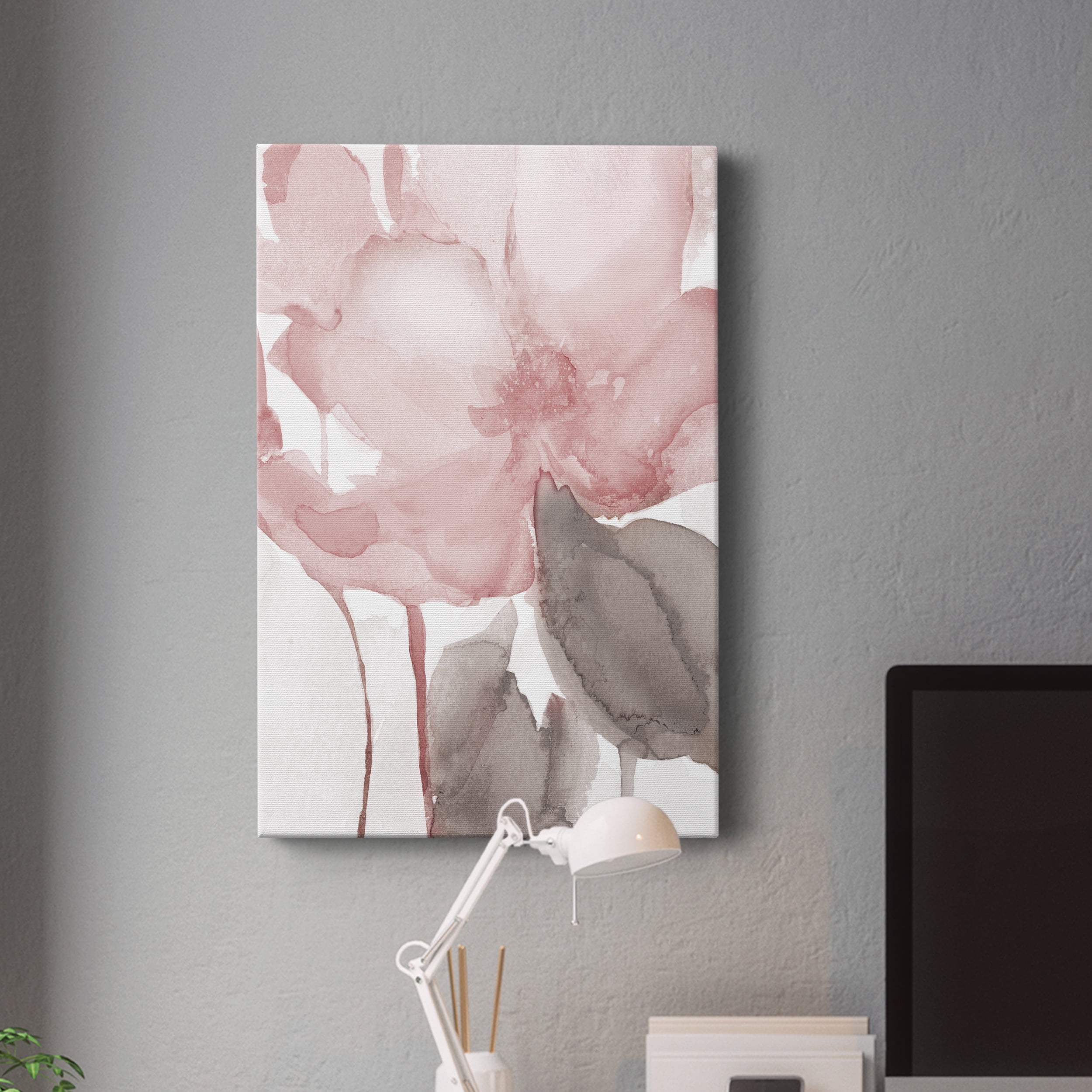 Blush Bloom II Premium Gallery Wrapped Canvas - Ready to Hang - 18 x 27