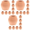 thumbnail image 2 of AMERTEER 24 pcs  Mini Clay Planter Pots Small Ceramic Succulents Planter Pots Mini Ceramic Plant Pot, 2 of 6