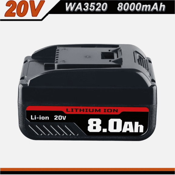 Replace for WORX WA3520 20V 8.0Ah MAX Extend Lithium Ion Battery WA3578 WA3525 WA3575 US