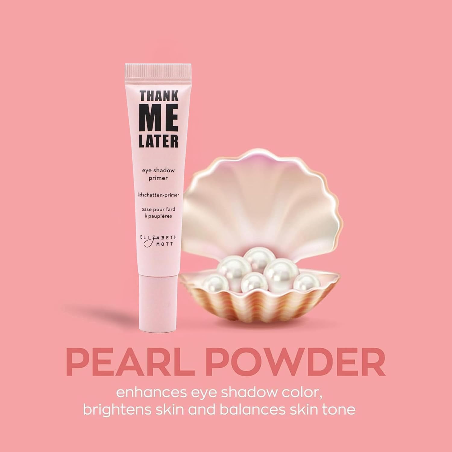 Elizabeth Mott Thank Me Later Eye Primer, Lightweight Formula, 10g