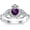 Natural Amethyst, variant on 10K 14K 18K Gold Celtic Knot Gemstone Claddagh Ring for Women Irish Heart Birthstone Claddagh Ring Promise Ring for Her Wife