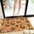 thumbnail image 5 of Festive Holiday Welcome Mat with Snowman and Snowflake Design for Christmas Photo Props and Home, 5 of 5