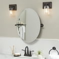 thumbnail image 5 of Better Homes & Gardens Modern Wall Scone Vanity Light, Bronze Metal Glass Shades, Bulb Not Included, 5 of 10