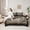 Stone Grey 09, variant on Feelyou Rustic Fish Print Twin Bedding Sets 7-Piece for Men, Western Happy Christmas Bedding Comforter Set