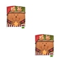 thumbnail image 2 of Kearding Funda trasera para silla de tela de franela de animales de dibujos animados de Papá Noel, fundas de asiento suaves y cómodas, decoración Type1 NO1 Kearding CBP183715, 2 of 5