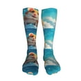 thumbnail image 5 of KLL Cloud Cute Hamster Print Cool Socks Men's Women's Crew Socks Funny Crazy Novelty Stockings, 5 of 8