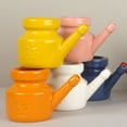 thumbnail image 3 of Olla Neti de CeráMica de 350 Ml, Olla para Limpieza de Nariz, Duradera, una Prueba de Fugas, para Enjuague Nasal, Lavado de Nariz, Hombres y Mujeres, PúRpura, 3 of 7